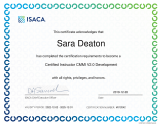 Certified Instructor CMMI V2.0 Development-1